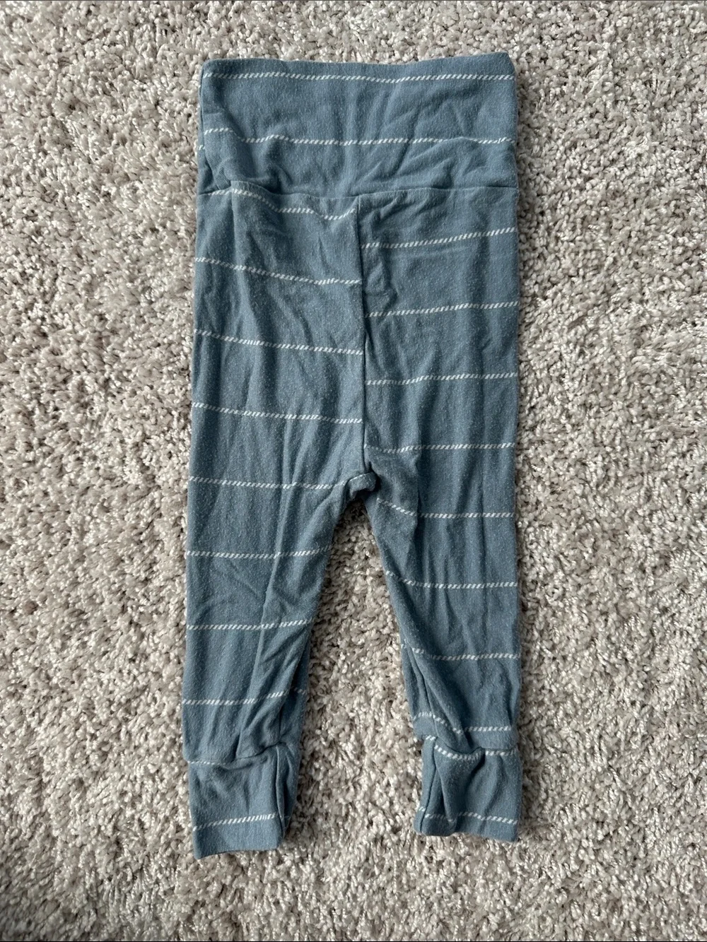 Lou Lou & Company Blue Striped Baby Top and Bottom Set